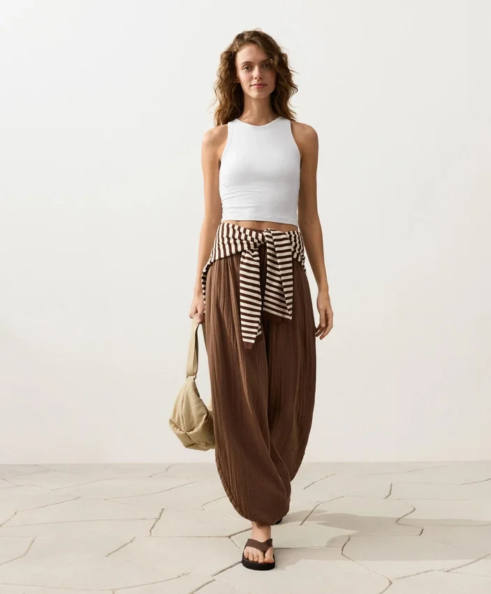 100% Cotton Balloon Trousers 100% Cotton Balloon Trousers
