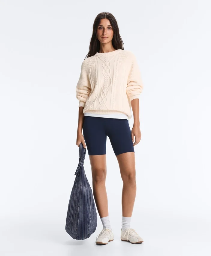 100% Cotton Cable Knit Jumper 100% Cotton Cable Knit Jumper