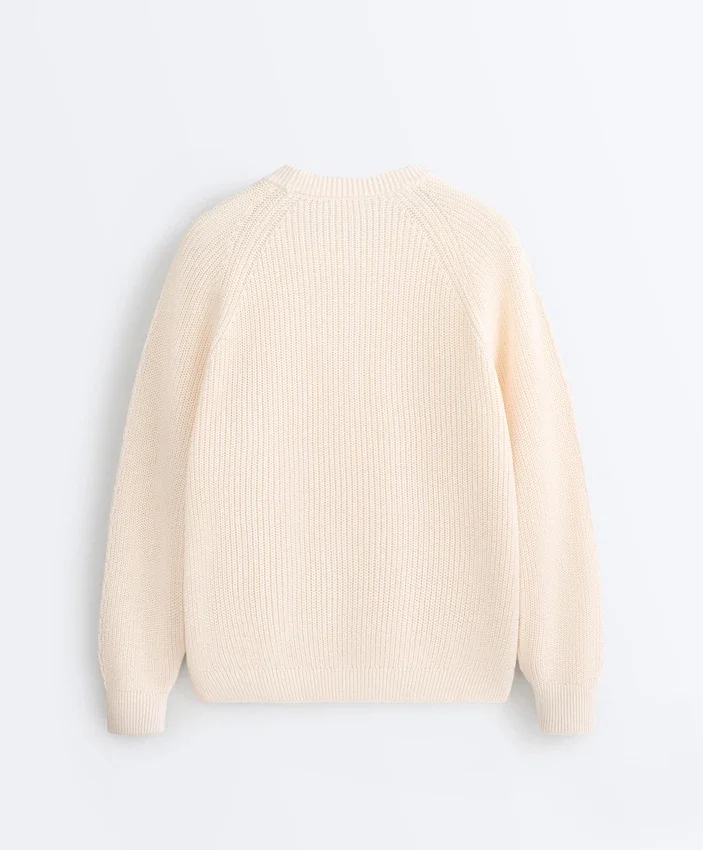 100% Cotton Cable Knit Jumper 100% Cotton Cable Knit Jumper