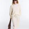 100% Cotton Cable Knit V-Neck Jumper 100% Cotton Cable Knit V-Neck Jumper