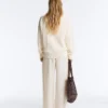 100% Cotton Cable Knit V-Neck Jumper 100% Cotton Cable Knit V-Neck Jumper
