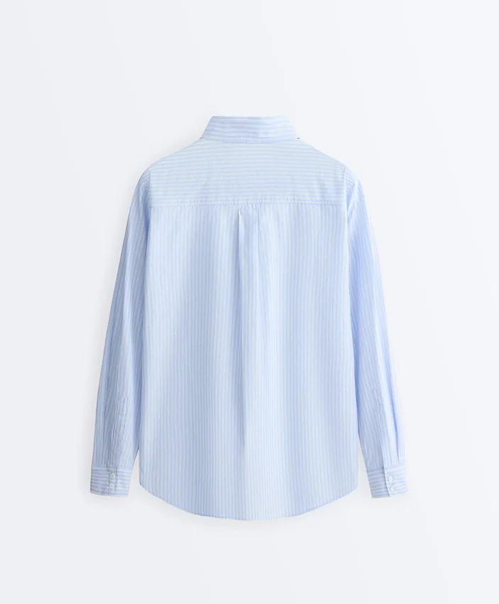 100% Cotton Long-Sleeved Shirt 100% Cotton Long-Sleeved Shirt