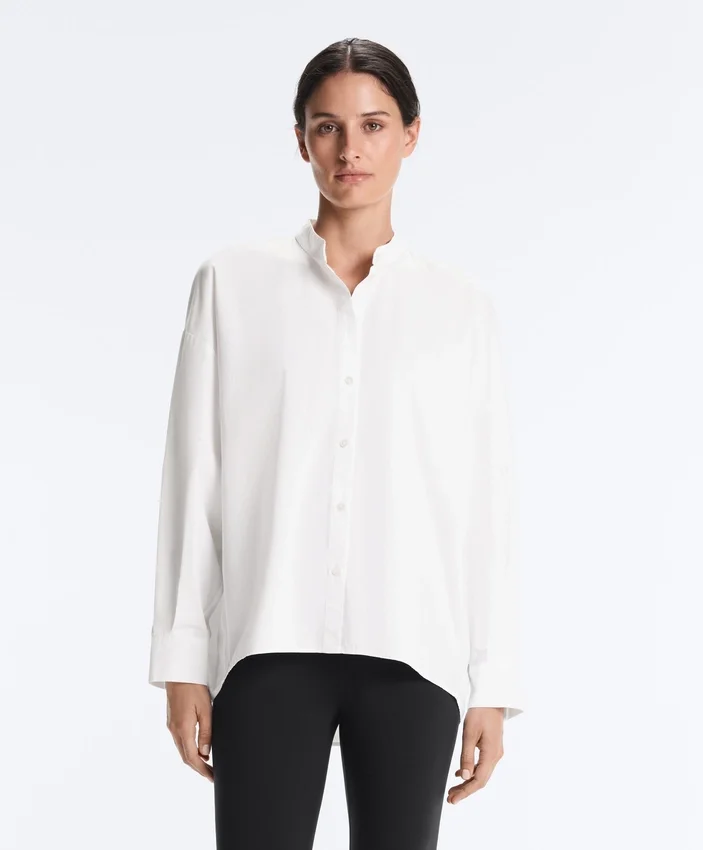 100% Cotton Stand-Up Collar Shirt 100% Cotton Stand-Up Collar Shirt