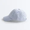 100% Cotton Striped Cap 100% Cotton Striped Cap