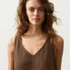 100% Cotton V-Neck Strappy Top 100% Cotton V-Neck Strappy Top
