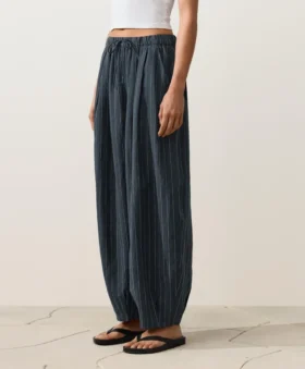 100% Linen Balloon Trousers