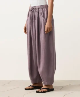 100% Linen Balloon Trousers