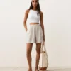 100% Linen Bermuda Shorts