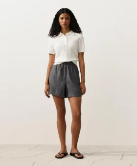 100% Linen Bermuda Shorts