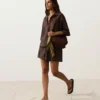 100% Linen Bermuda Shorts