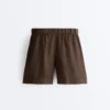 100% Linen Bermuda Shorts