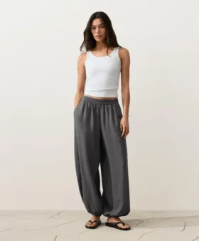 100% Linen Bloomer Trousers
