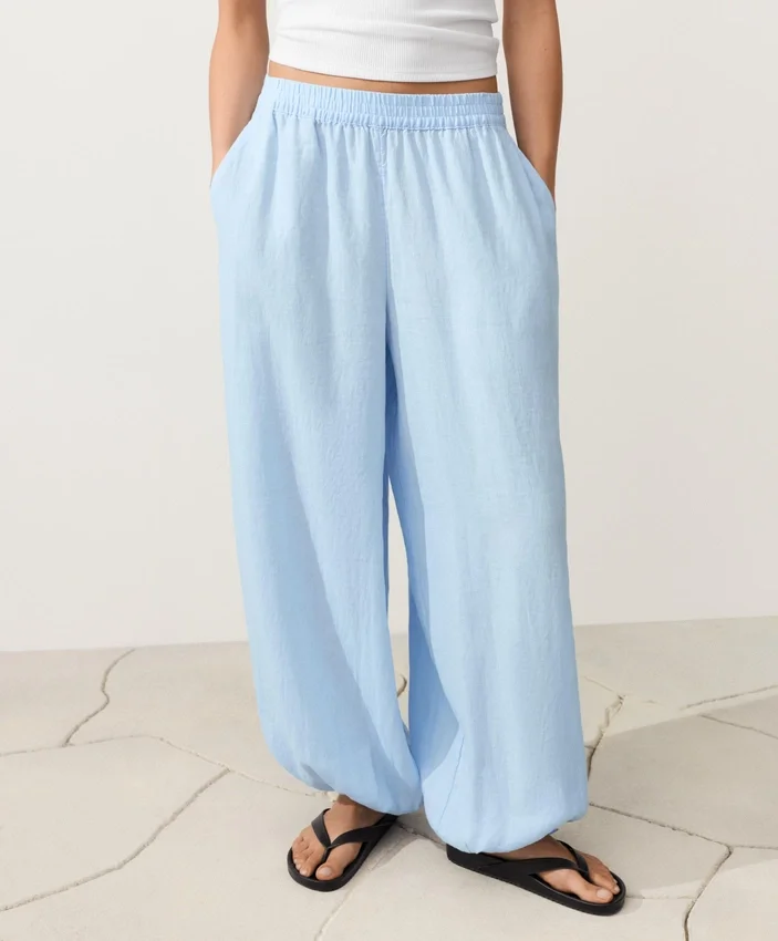 100% Linen Bloomer Trousers 100% Linen Bloomer Trousers