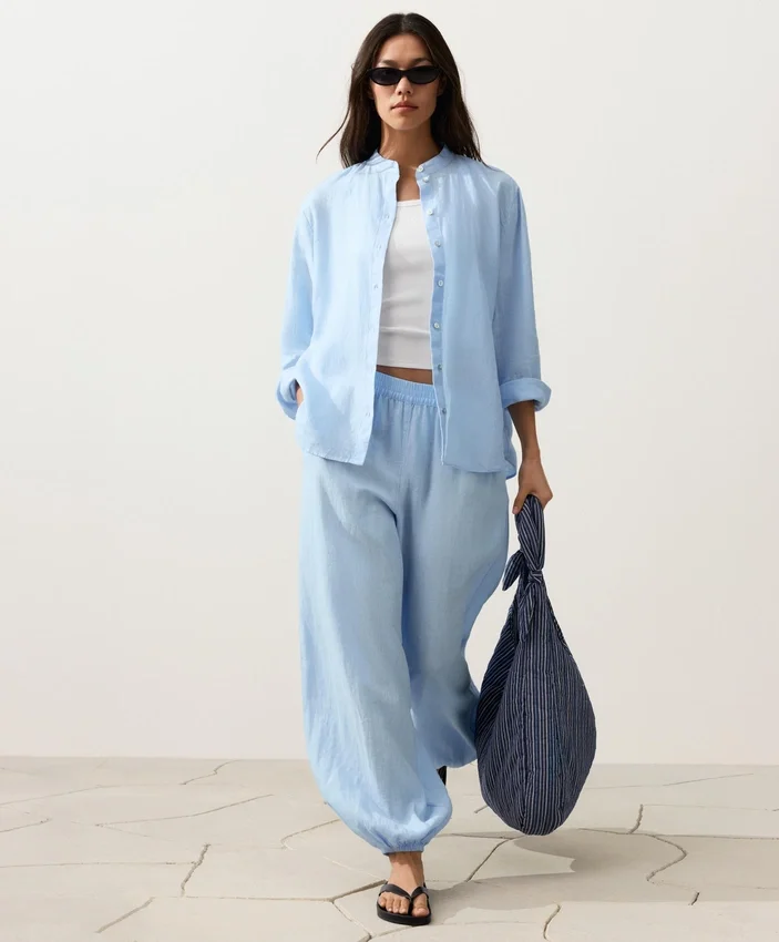 100% Linen Bloomer Trousers 100% Linen Bloomer Trousers