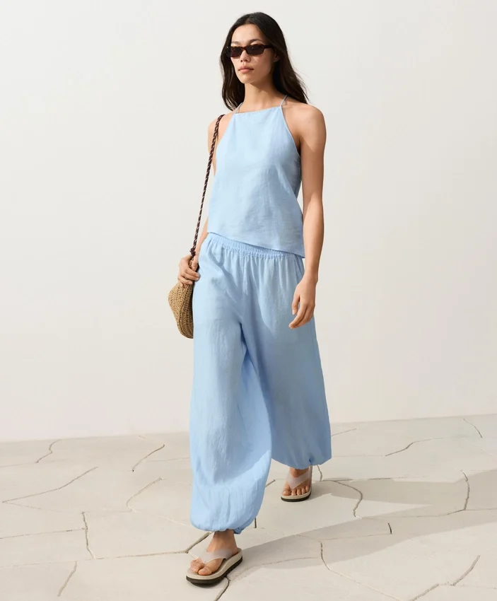 100% Linen Bloomer Trousers 100% Linen Bloomer Trousers
