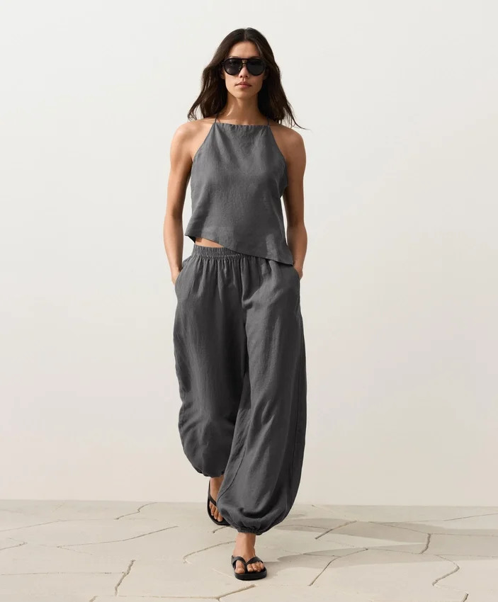 100% Linen Bloomer Trousers 100% Linen Bloomer Trousers