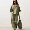 100% Linen Cargo Bloomer Trousers 100% Linen Cargo Bloomer Trousers