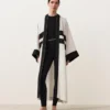 100% Linen Contrast Kaftan 100% Linen Contrast Kaftan