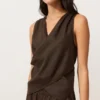 100% Linen Crossover Top 100% Linen Crossover Top
