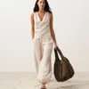 100% Linen Crossover Top 100% Linen Crossover Top