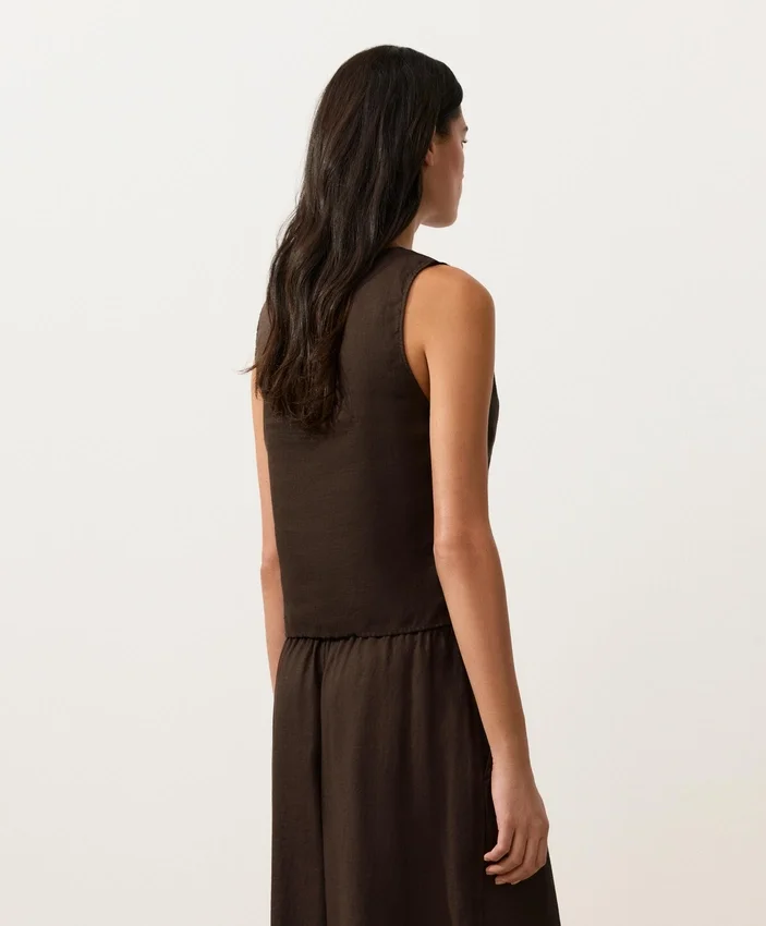 100% Linen Crossover Top 100% Linen Crossover Top