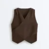 100% Linen Crossover Top 100% Linen Crossover Top