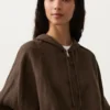 100% Linen Hooded Jacket 100% Linen Hooded Jacket
