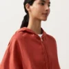 100% Linen Hooded Jacket 100% Linen Hooded Jacket