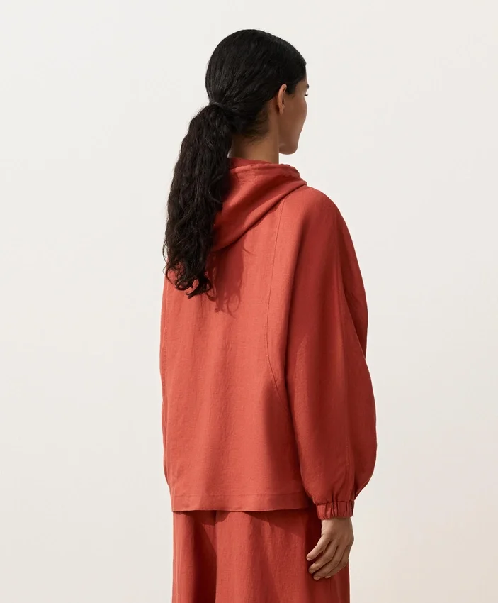 100% Linen Hooded Jacket 100% Linen Hooded Jacket