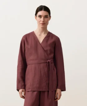 100% Linen Kimono Shirt