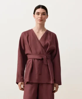 100% Linen Kimono Shirt