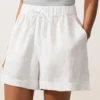 100% Linen Mid-Rise Shorts 100% Linen Mid-Rise Shorts