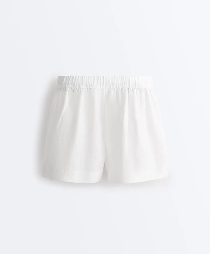 100% Linen Mid-Rise Shorts 100% Linen Mid-Rise Shorts