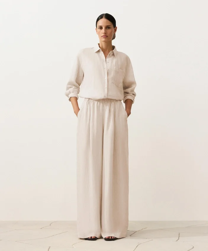 100% Linen Relaxed Shirt 100% Linen Relaxed Shirt