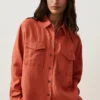 100% Linen Shirt with Pockets 100% Linen Shirt with Pockets