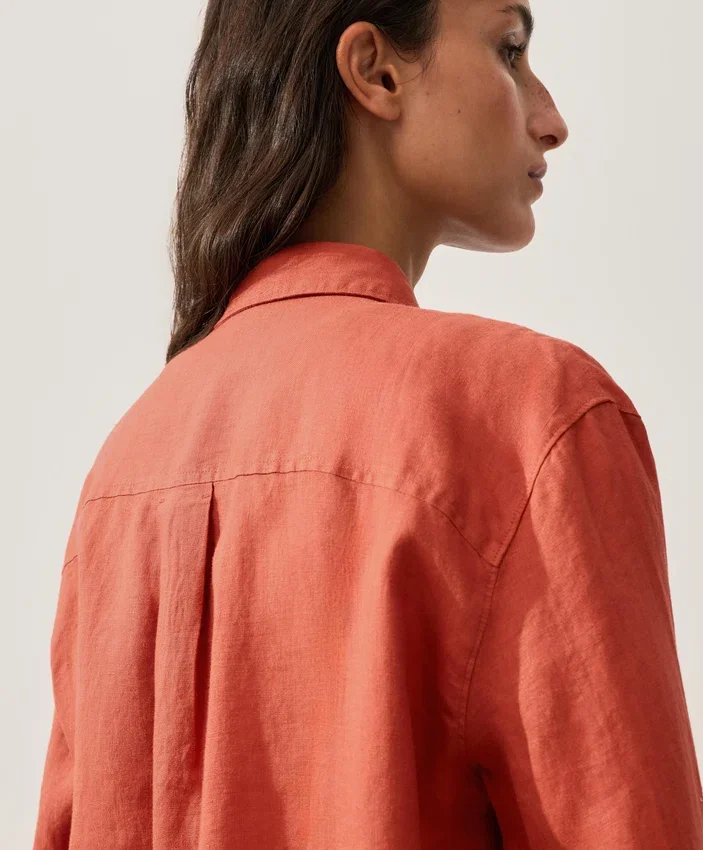 100% Linen Shirt with Pockets 100% Linen Shirt with Pockets