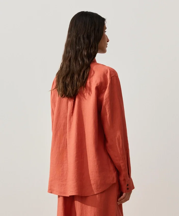 100% Linen Shirt with Pockets 100% Linen Shirt with Pockets