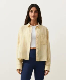100% Linen Short Shirt