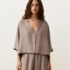 100% Linen Short-Sleeve Shirt 100% Linen Short-Sleeve Shirt