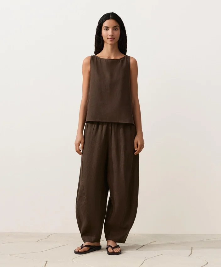 100% Linen Square Top 100% Linen Square Top