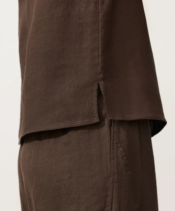 100% Linen Square Top 100% Linen Square Top