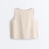 100% Linen Square Top 100% Linen Square Top