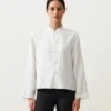 100% Linen Stand-Up Collar Shirt 100% Linen Stand-Up Collar Shirt
