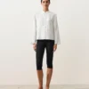 100% Linen Stand-Up Collar Shirt 100% Linen Stand-Up Collar Shirt