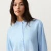 100% Linen Stand-Up Collar Shirt 100% Linen Stand-Up Collar Shirt