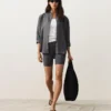 100% Linen Stand-Up Collar Shirt 100% Linen Stand-Up Collar Shirt