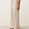 100% Linen Straight-Leg Trousers 100% Linen Straight-Leg Trousers