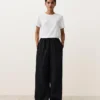 100% Linen Straight-Leg Trousers 100% Linen Straight-Leg Trousers