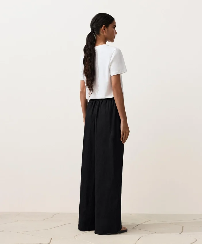 100% Linen Straight-Leg Trousers 100% Linen Straight-Leg Trousers