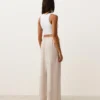 100% Linen Straight-Leg Trousers 100% Linen Straight-Leg Trousers